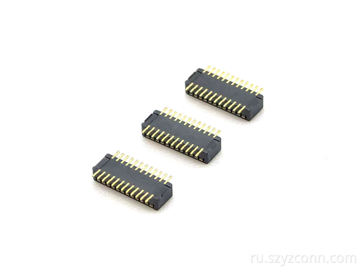 Шаг 0,4 мм, разъем между платами, вилка, высота: 2,0 мм, 2*12P 0.4mm Pitch Board to Board Connector Male H:2.0mm 2*12P